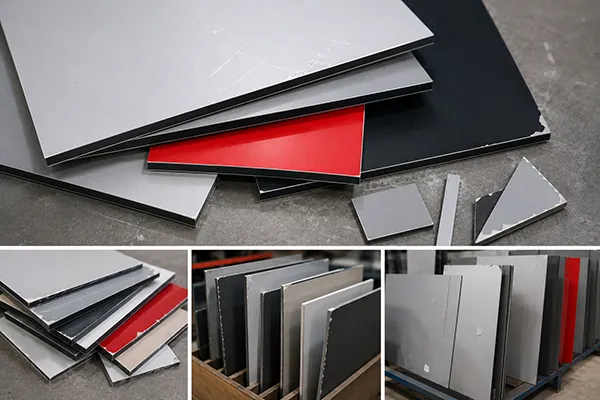 Parça defolu kompozit panel